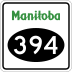 Provincial Road 394 marker