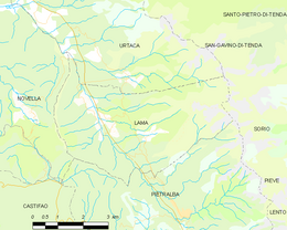 Lama – Mappa