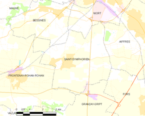 Poziția localității Saint-Symphorien