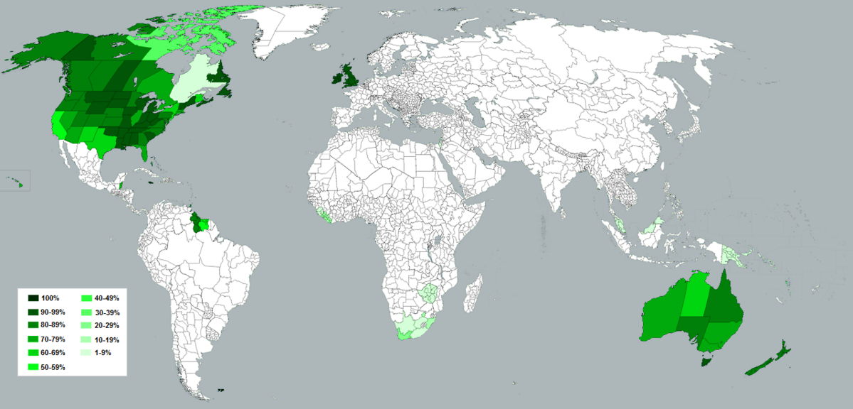 Страна носитель языка. Карта распространения английского языка. Распространение английского языка в мире. Карта распространения английского языка в мире.