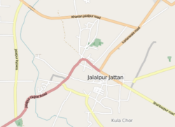 Mapa Jalalpur Jattan