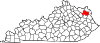 Map of Kentucky highlighting Carter County.svg