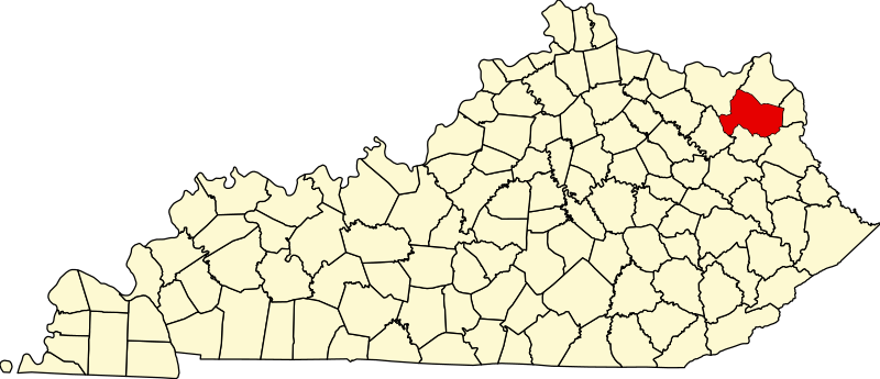 Fil:Map of Kentucky highlighting Carter County.svg