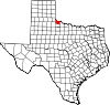 Map of Texas highlighting Hardeman County.svg