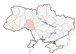 Letak Oblast Vinnytsia di Ukraina