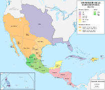 Mapa del Virreinato de la Nueva España (1794).svg