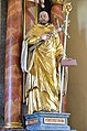 English: Baroque statue of Saint Bernard of Clairvaux at the high altar Deutsch: Barocke Statue des Heiligen Bernhard von Clairvaux am Hochaltar