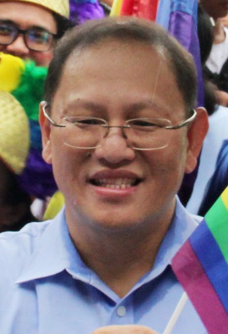 Marikina City Mayor Marcelino “Marcy” Teodoro at Pride Parade 2019 (cropped).jpg