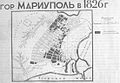 Мапа міста Маріуполь, 1826 р.