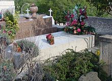 Marcel Pagnols Grab auf dem Friedhof von La Treille