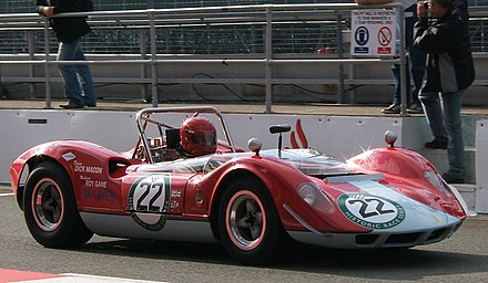The McLaren M1A sports car of 1964 was the team's first self-designed car. The 'B' version raced in Can-Am in the 1966 season.