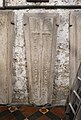 Medieval gravestones in the tower at the Church of John the Baptist in Erith. [187]