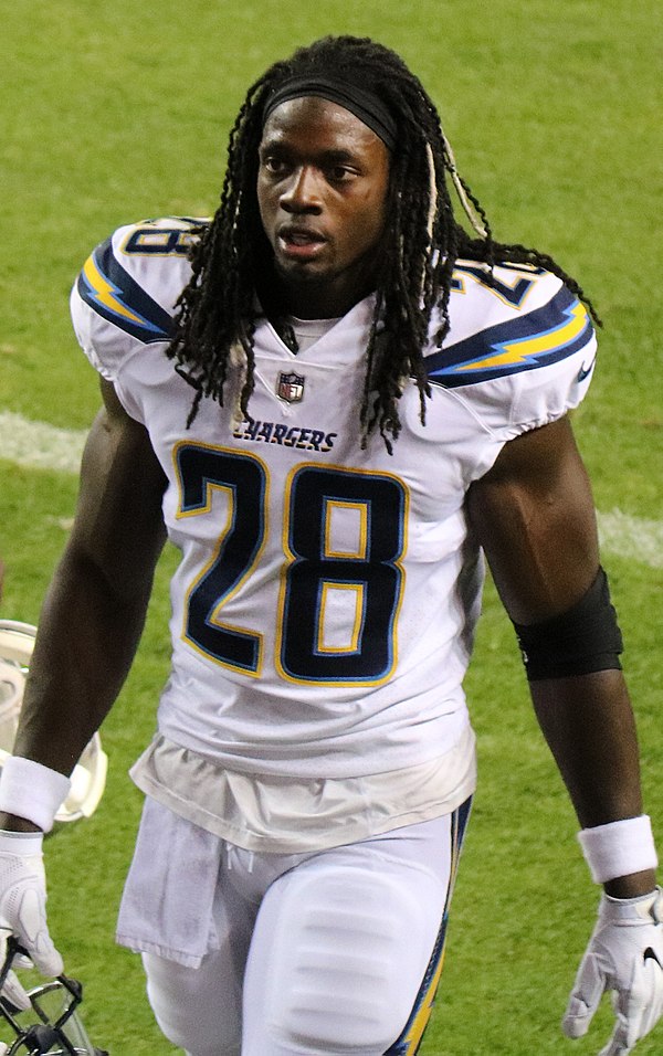 Gordon with the Chargers in 2017