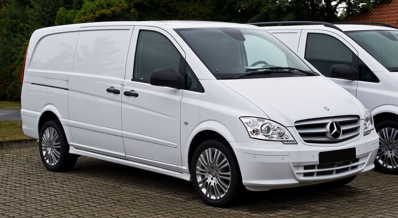 Image of Mercedes-Benz Vito Kastenwagen Lang 122 CDI Effect (V 639, Facelift) – Frontansicht, 8. September 2013, Bösensell