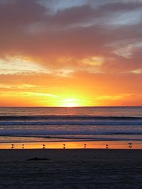 Mission Beach sunset