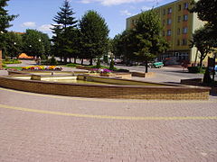 Praça norte — a fonte