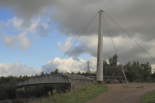 Modern Footbridge at Colliers Moss - geograph.org.uk - 2563392