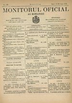 Миниатюра для Файл:Monitorul Oficial al României 1878-06-13, nr. 129.pdf