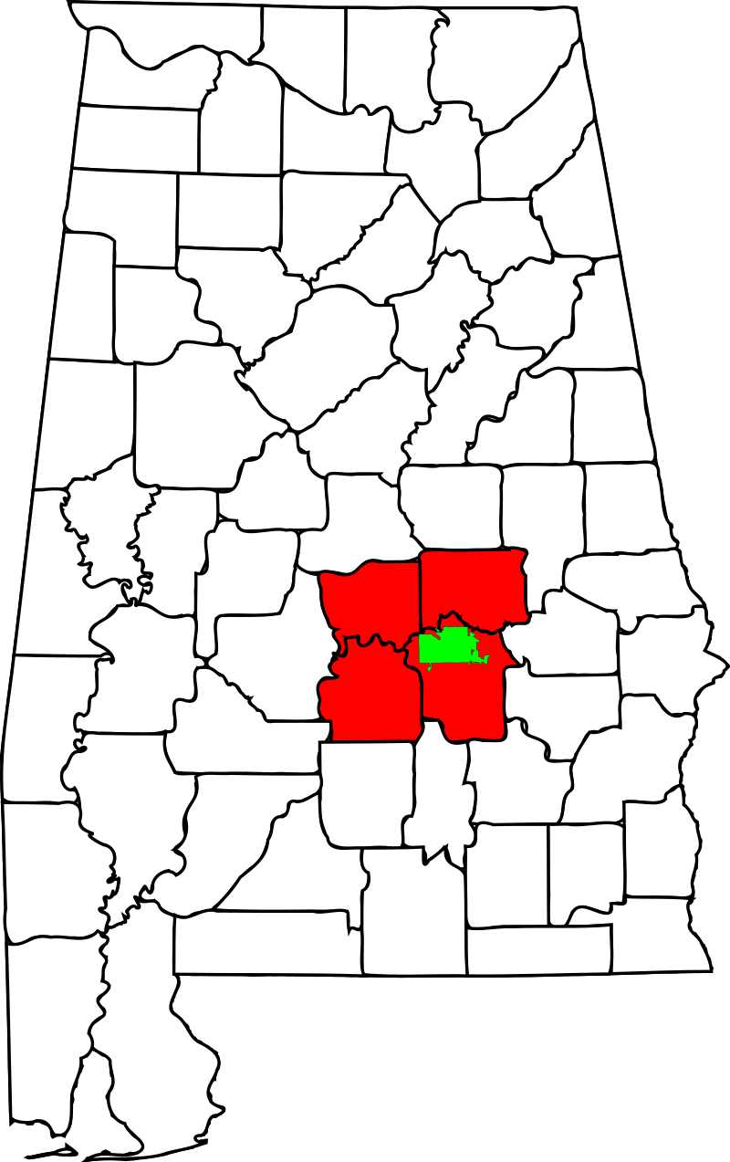 map of montgomery alabama