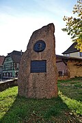 Monument "L'Alsace viticole reconnaissante à son grand ampélographe Chrétien Oberlin maire de Beblenheim 1870-1903", Beblenheim