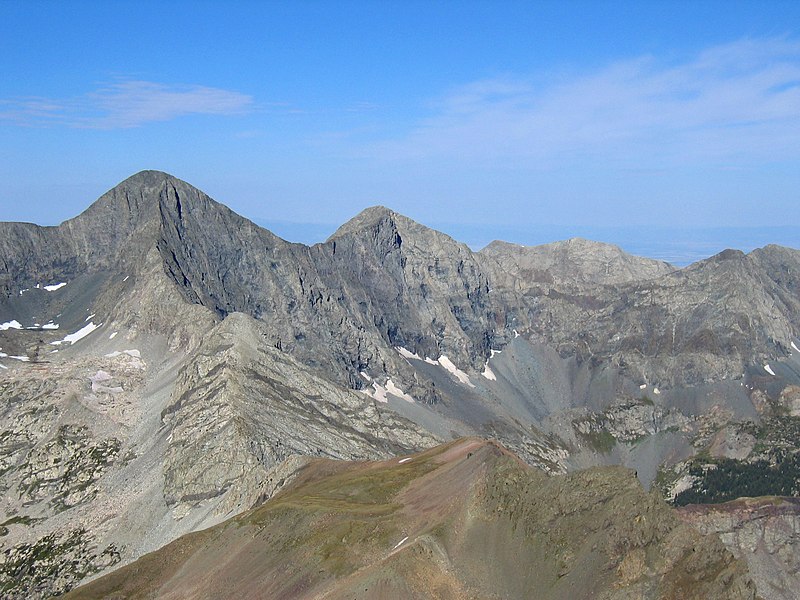 Blanca Peak is the highest peak of the Sangre de Cristo Mountains and the second most topographically isolated peak of Colorado.