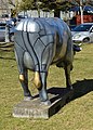 English: A metal cow at Murchison, Victoria