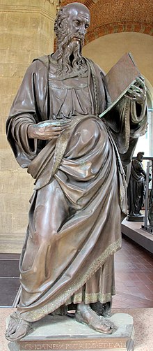 Museo di orsanmichele, baccio da montelupo, s. giovanni evangelista 03.JPG