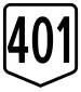 Route 401 shield}}