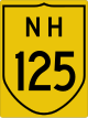 National Highway 125 shield}}