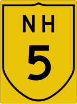 Nh 5 Road Map National Highway 5 (India) - Wikiwand