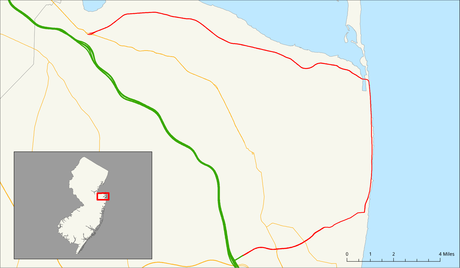 Route following