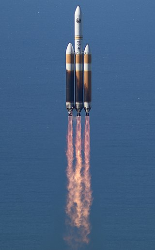 <span class="mw-page-title-main">Delta IV Heavy</span> Variant of the Delta IV space launch vehicle