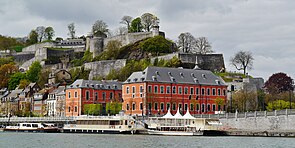 Zitadelle von Namur und Parlament Walloniens