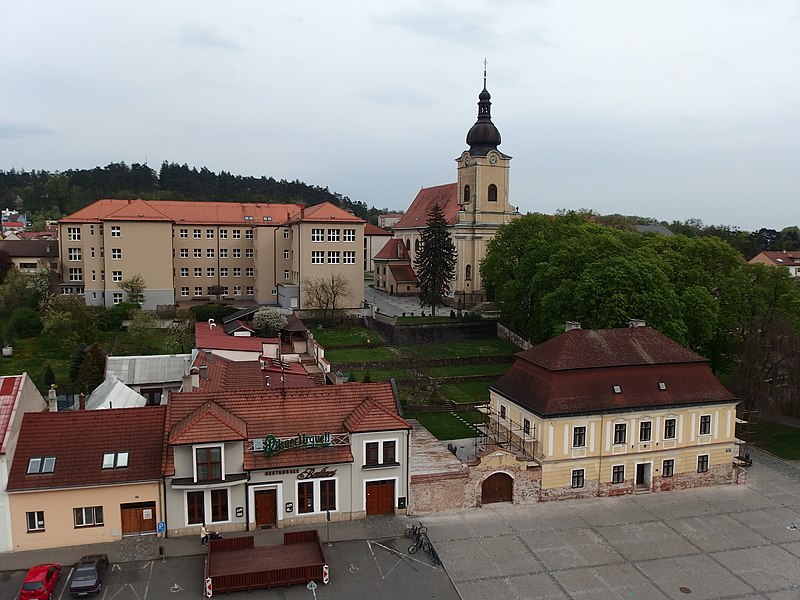 File:Napajedla, pohled z věže radnice, východ.JPG