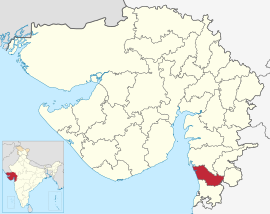 Navsari in Gujarat (India).svg