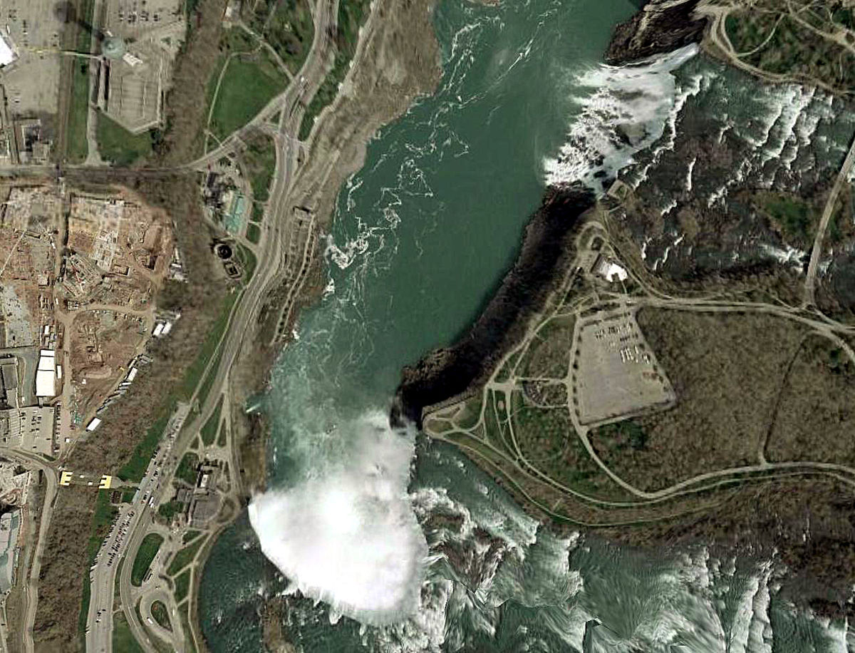 Niagara Falls Satellite View File:niagara Falls Nasa.jpg - Wikimedia Commons