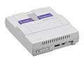 The rear of the Super Nintendo Entertainment System