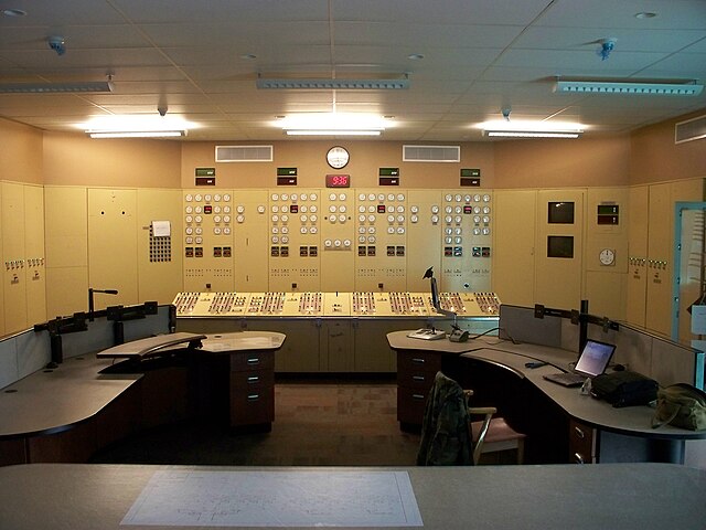 R.H. Saunders control room