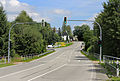 Čeština: Ulice Umgehungsstrasse u českých hranic v německém Oberwiesenthalu English: Umgehungsstrasse street in Oberwiesenthal, Germany.