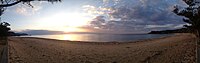 Okinawa's beach and sunrise