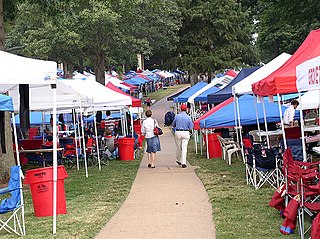 The Grove (Ole Miss) Part of the University of Mississippi campus