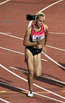 Mit 23,90 s schied Olga Lenskiy nach ihrem Vorlauf aus