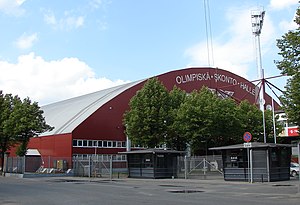 Vue extérieure du hall de remise