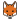 Émoticône d'une tête de renard roux