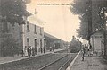 Oradour-sur-Vayres - Carte postale de la gare vers 1910.jpg