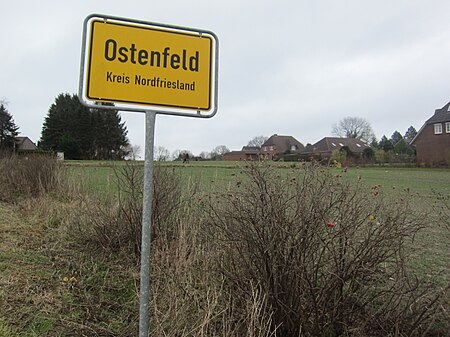 Ostenfeld Ortseingang Süderkamp