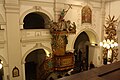 English: Pulpit in church of Saint Martin in Třebíč overview. Čeština: Kazatelna kostela sv. MArtina v Třebíči.