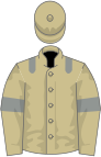 Beige, grey epaulets and armlets