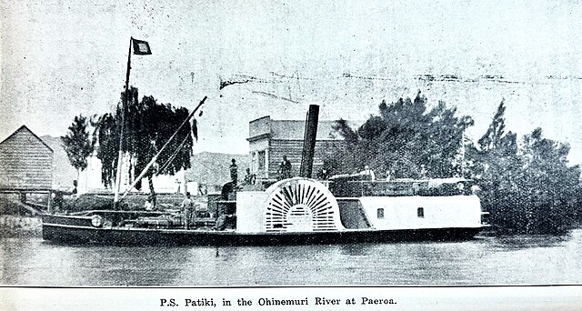 P.S. Patiki (1881-1901) at Paeroa