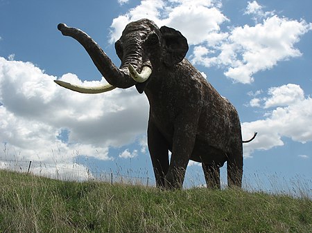 تمثال فيل مُسقيم الأنياب في إسبانيا
